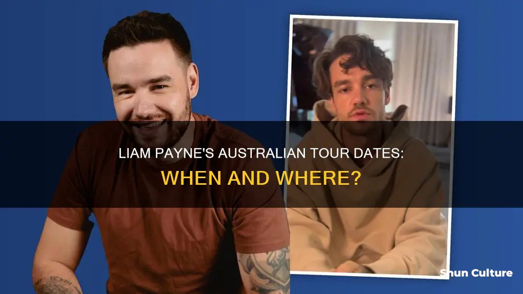 when is liam payne coming to australia