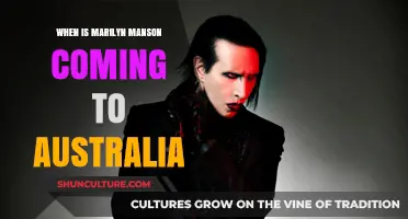 Marilyn Manson's Australian Tour Dates Revealed