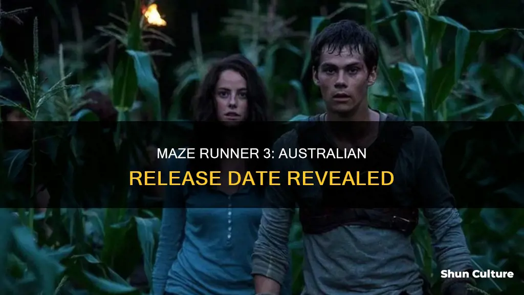 when is maze runner 3 coming out australia