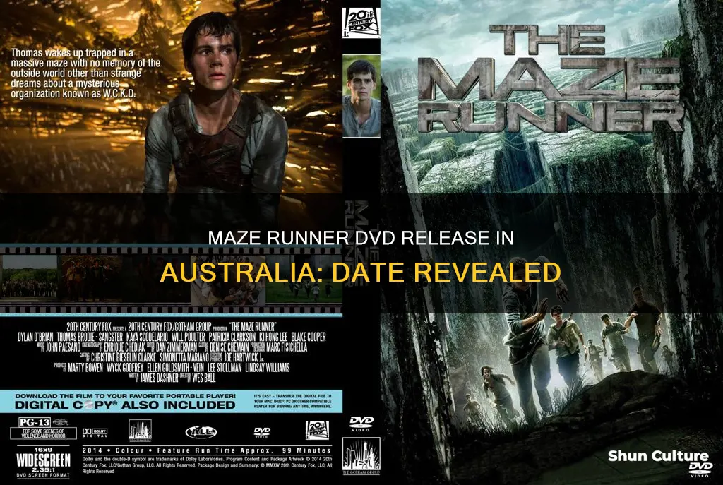 when is maze runner coming out on dvd australia