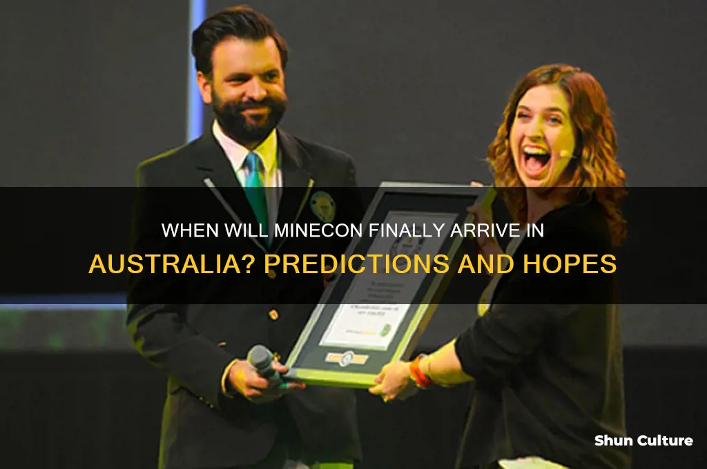 when is minecon going to be in australia