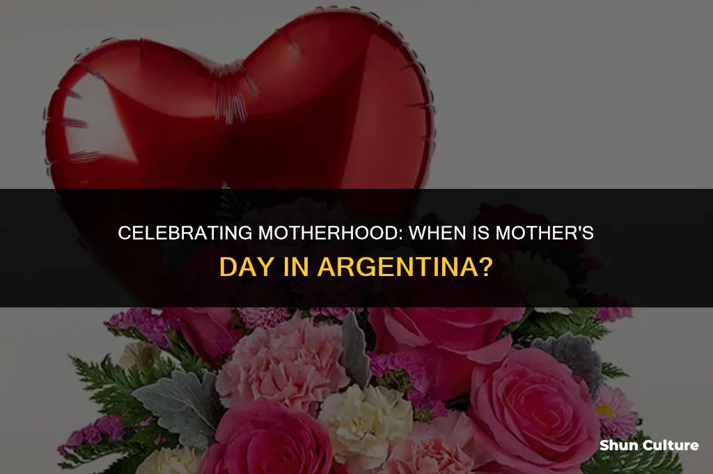 when is mothers day in argentina