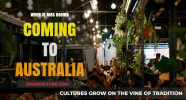 Mrs. Brown's Australian Adventure: Dates and Details