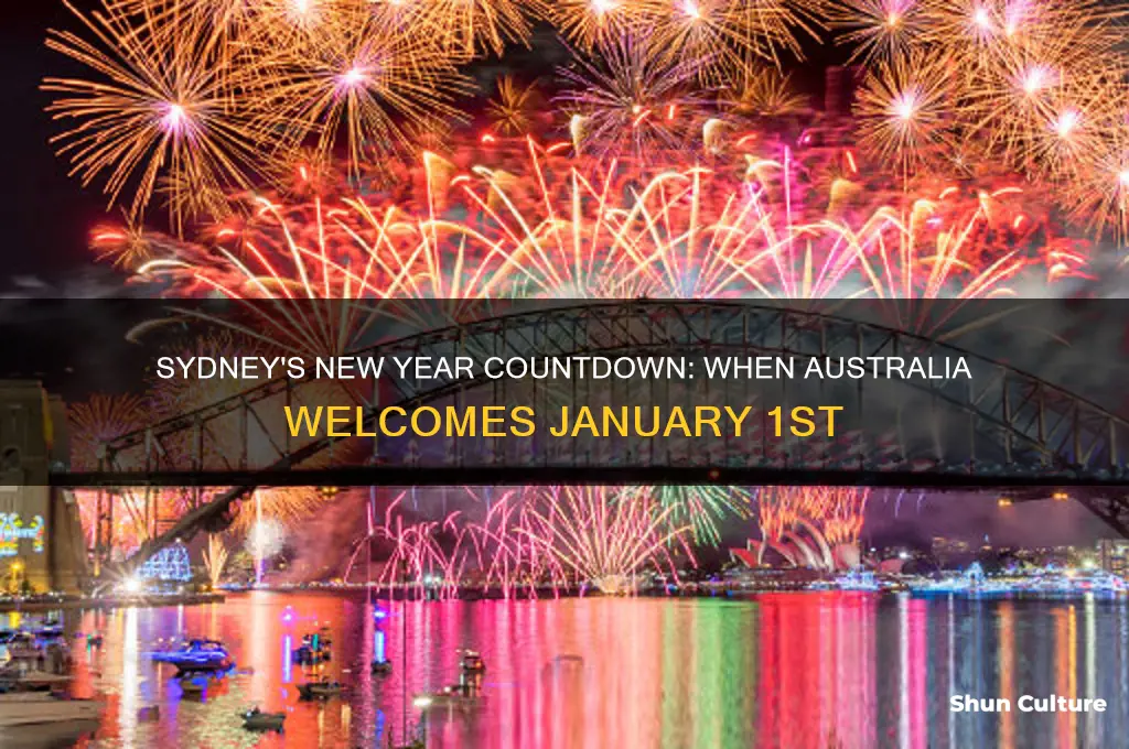 when is new year in australia sydney
