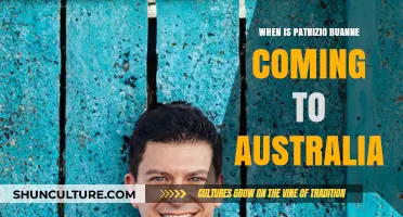 Patrizio Buanne's Australian Tour: Dates and Details