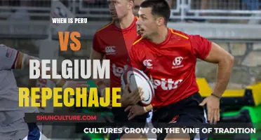 Peru vs Belgium Repechage: Date, Time, and Where to Watch