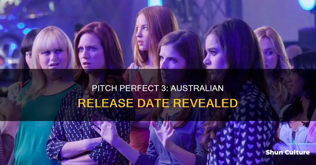 when is pitch perfect three coming out in australia