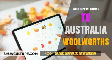 Prime's Woolworths Arrival in Australia: When and What to Expect
