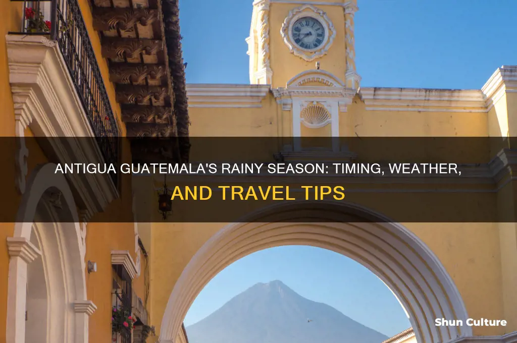 when is raining season in antigua guatemala