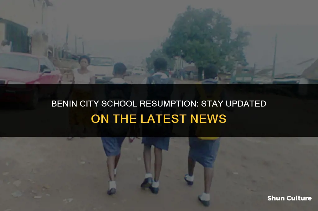when is school resuming in benin city