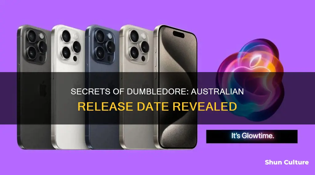 when is secrets of dumbledore coming out in australia