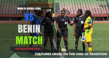 Sierra Leone vs Benin: Date and Time for the Upcoming Match