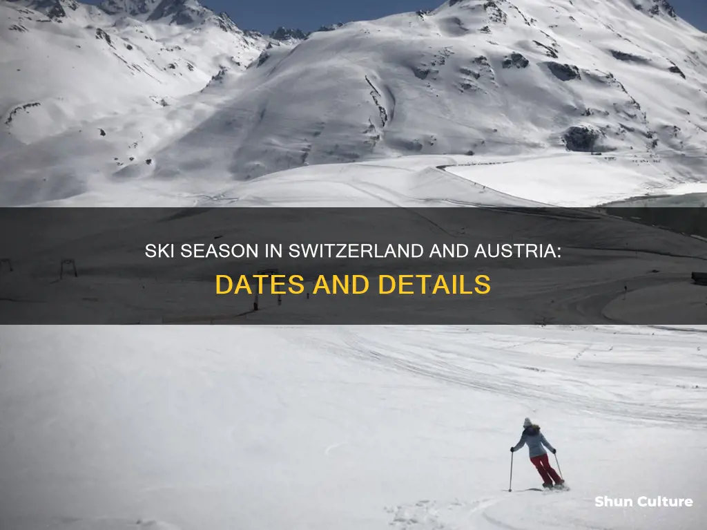 when is ski season in switzerland and austria