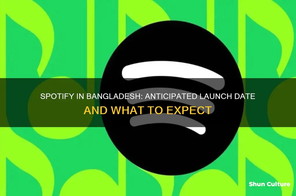 when is spotify coming to bangladesh