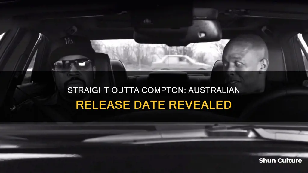 when is straight outta compton coming out in australia