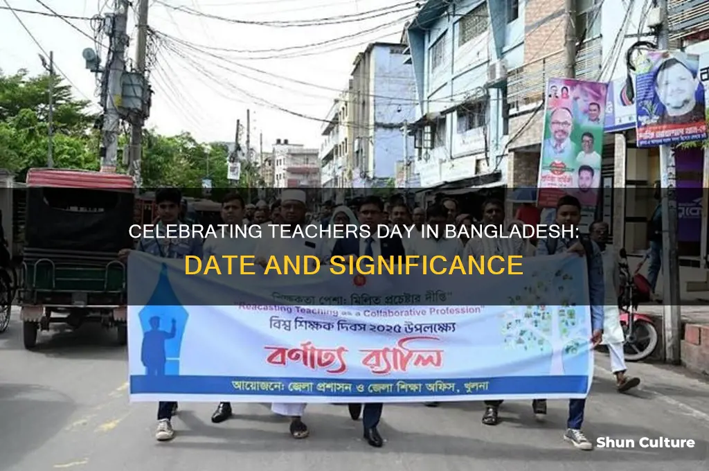 when is teachers day in bangladesh