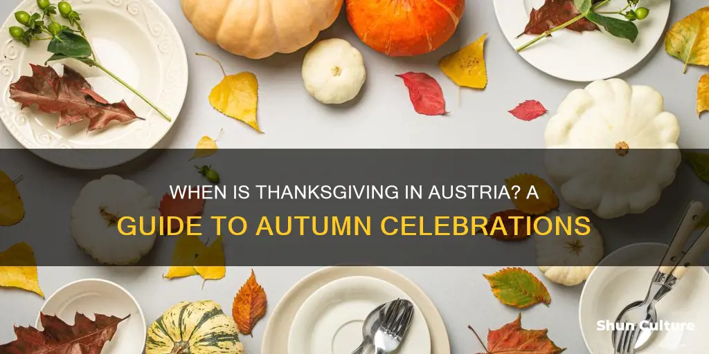 when is thanksgiving in austria