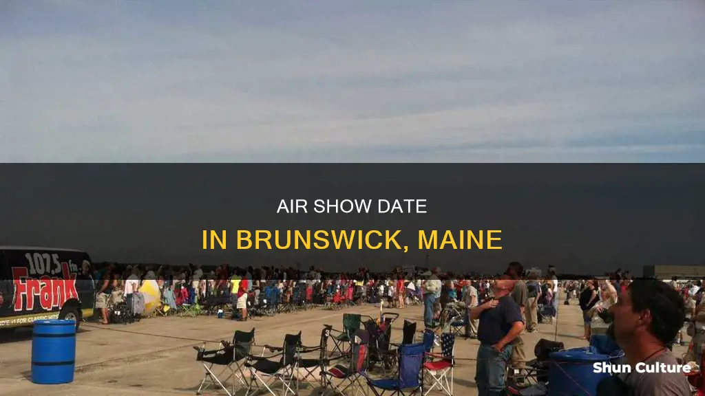 when is the air show in brunswick maine