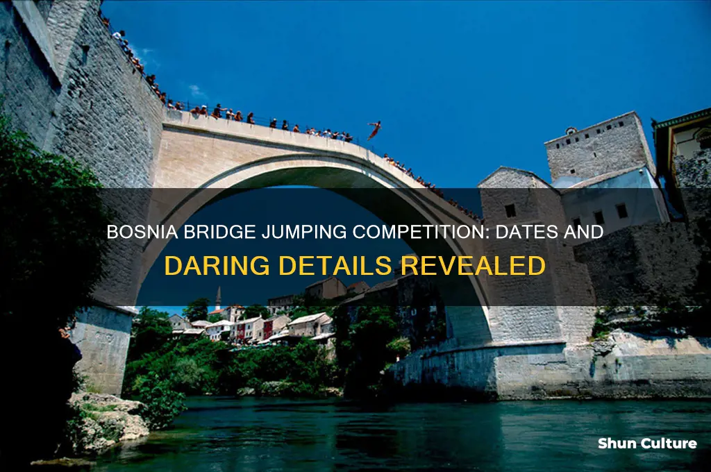 when is the bosnia bridge jumping compeition