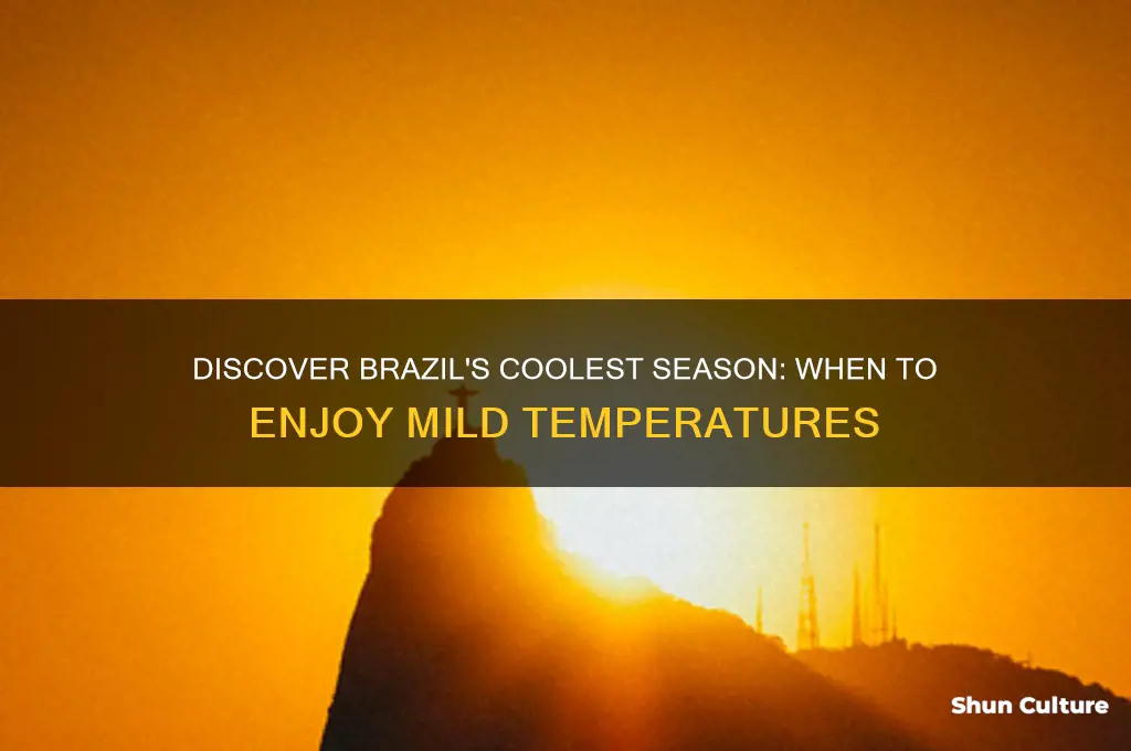 when is the coolest time in brazil
