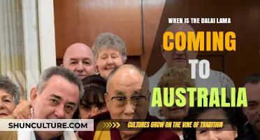 Dalai Lama's Visit to Australia: When and Where?