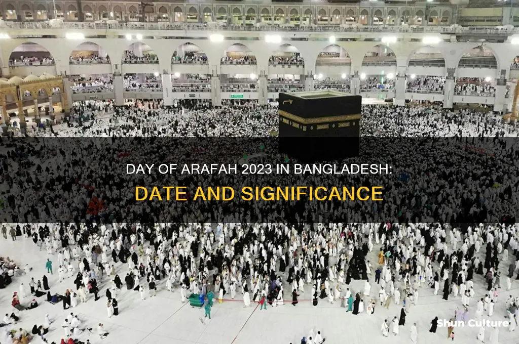 when is the day of arafah in bangladesh