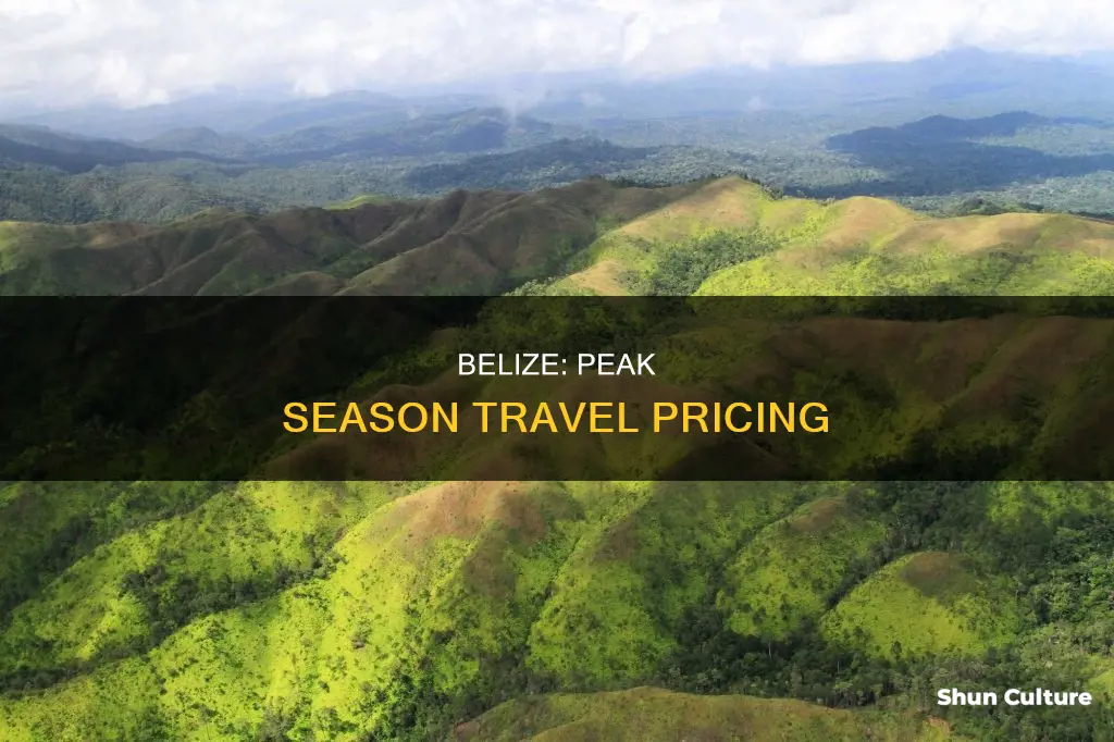 when is the east expensive month to travel to belize