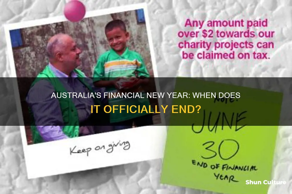 when is the end of financial new year in australia