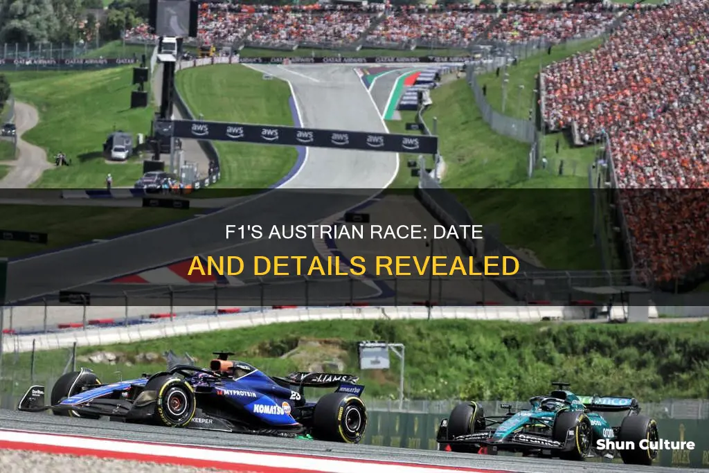 when is the f1 race in austria