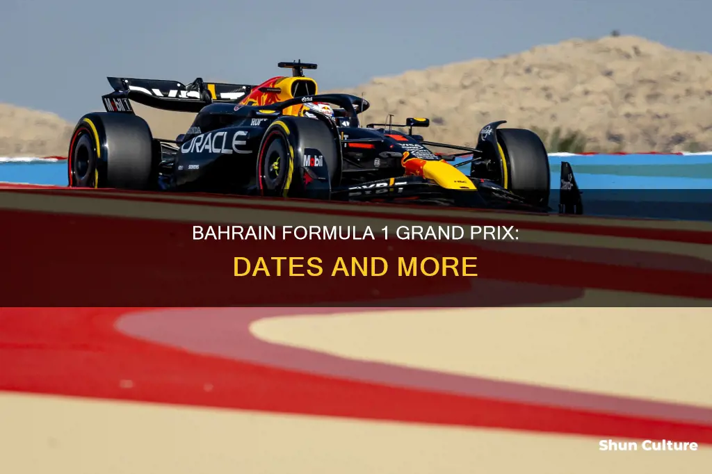 when is the formula 1 race in com bahrain