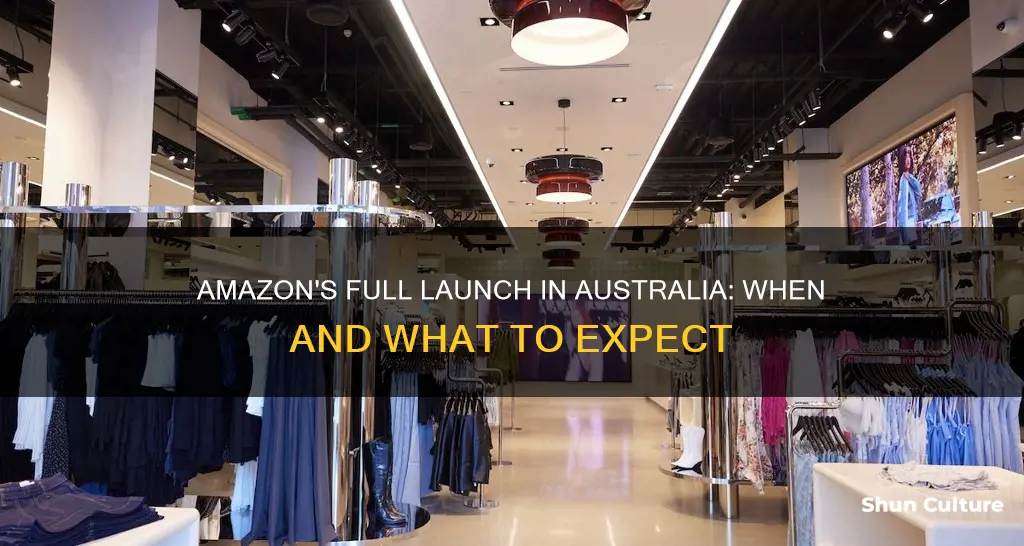 when is the full amazon coming to australia