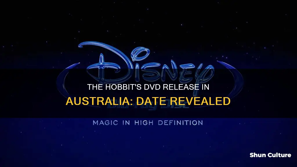 when is the hobbit coming out on dvd in australia