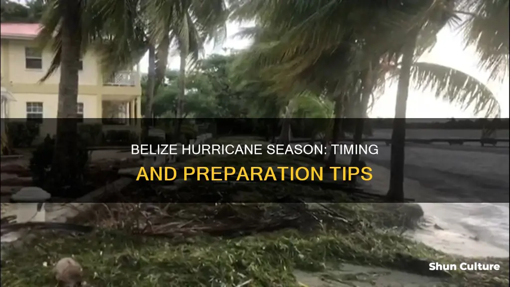 when is the hurricane season in belize