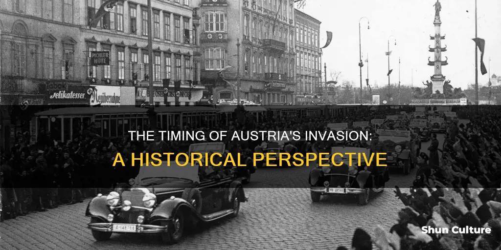 when is the invasion of austria