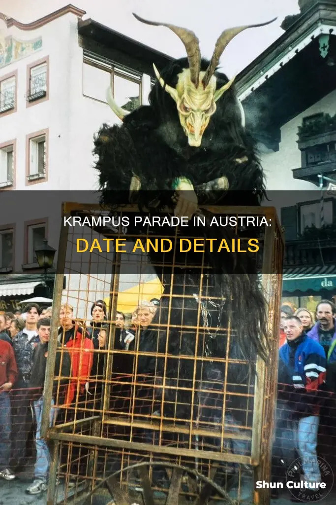 when is the krampus parade in austria