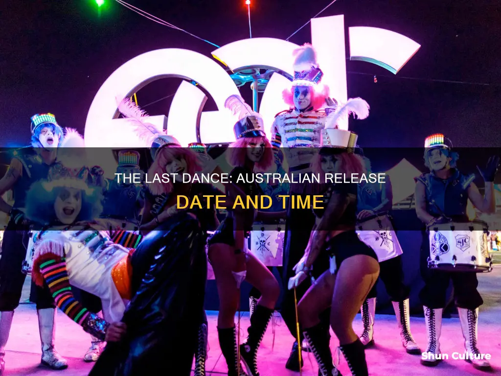 when is the last dance coming out in australia