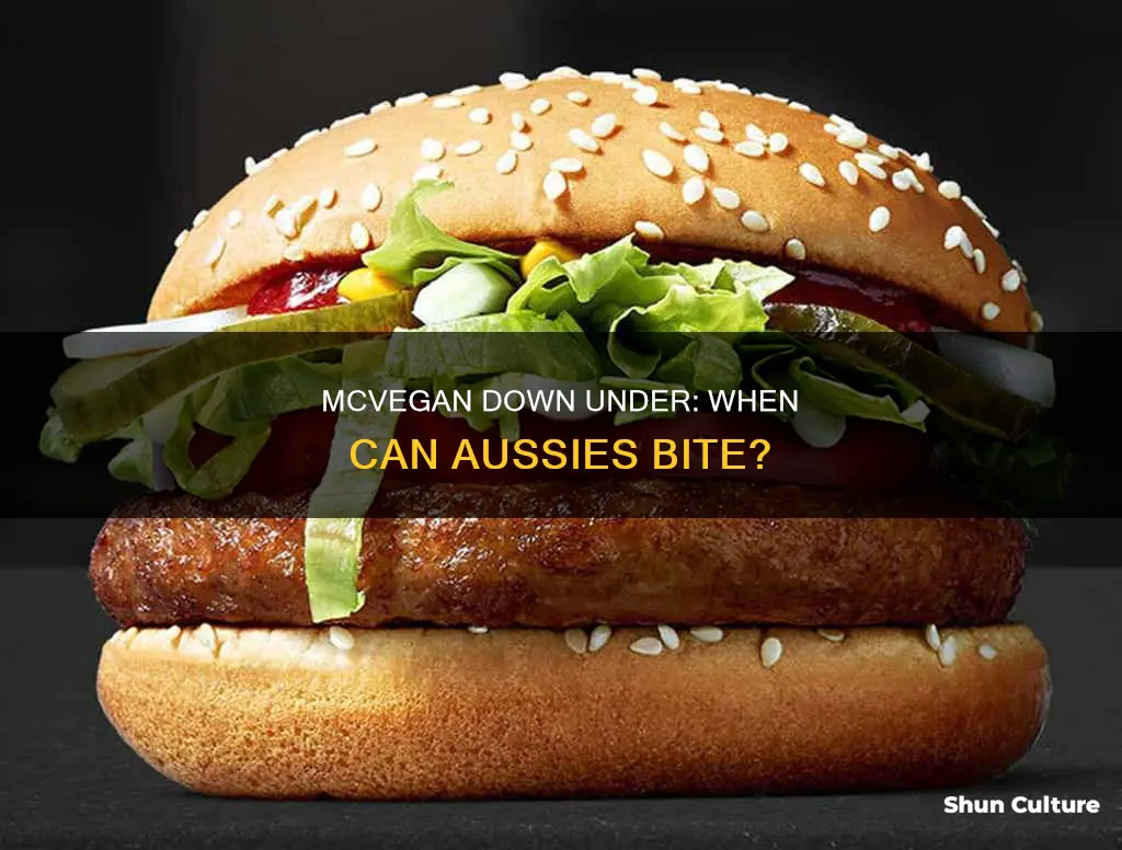 when is the mcvegan coming to australia
