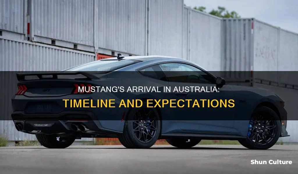 when is the mustang coming to australia