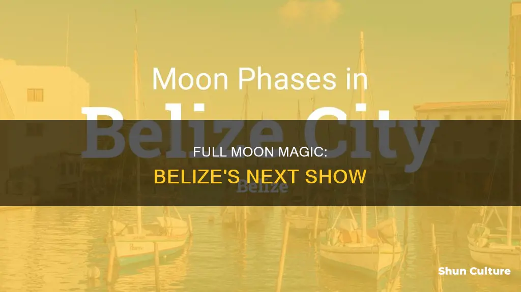 when is the next full moon in belize