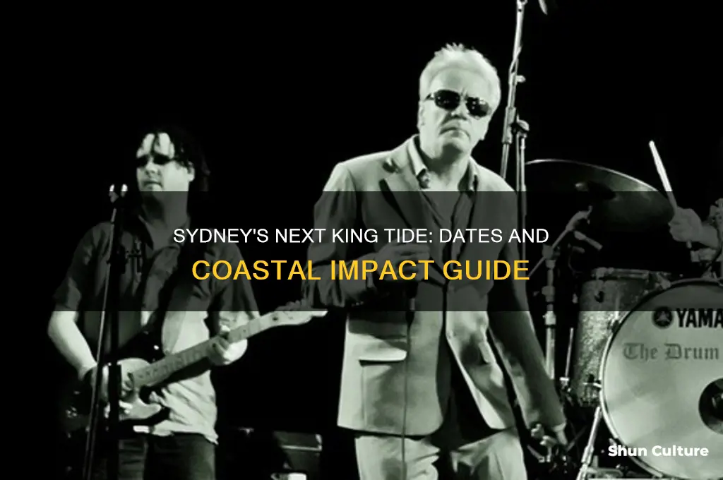when is the next king tide in sydney australia
