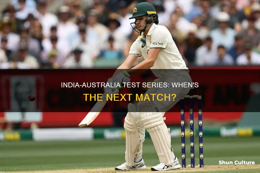 when is the next test match between australia and india