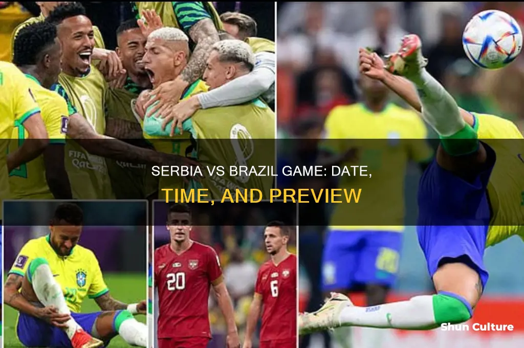 when is the serbia vs brazil game