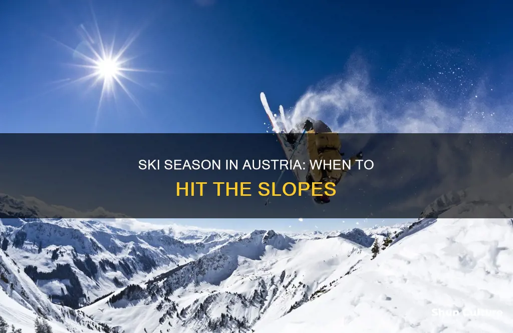 when is the ski season in austria