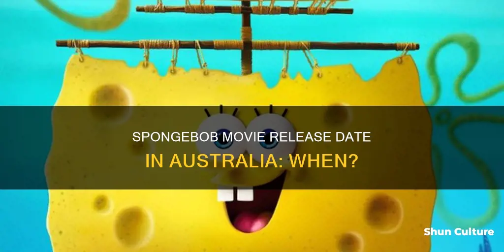 when is the spongebob movie coming out in australia