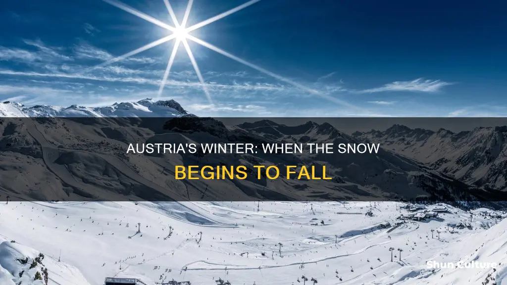 when is the winter season in austria