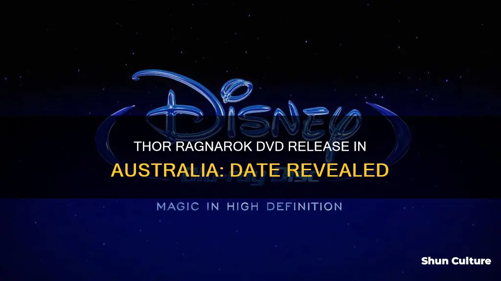 when is thor ragnarok coming out on dvd in australia