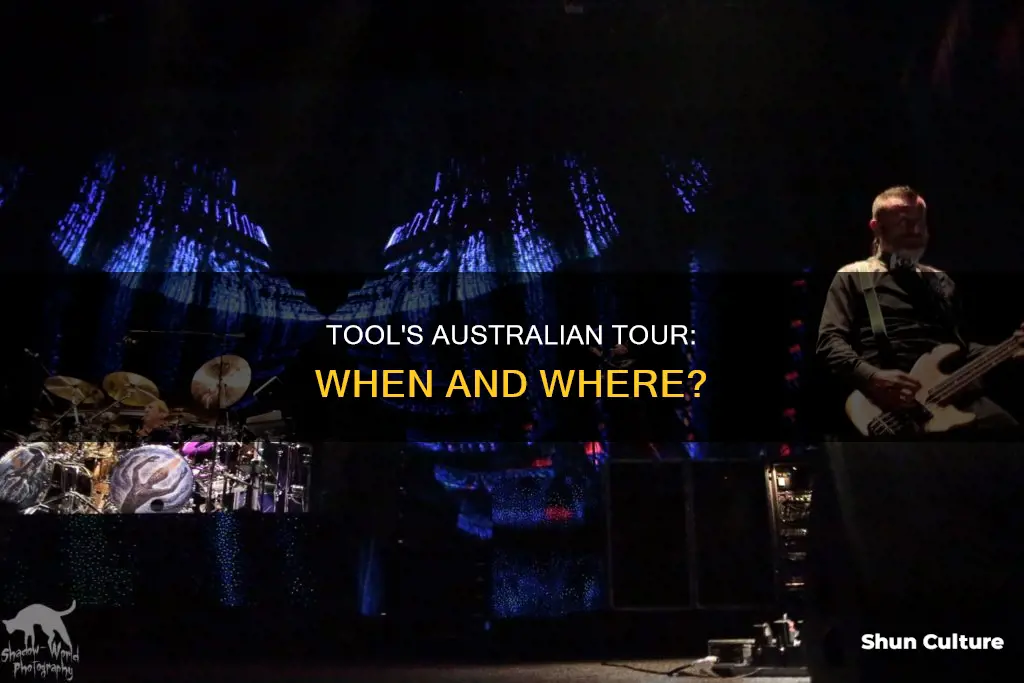 when is tool coming to australia