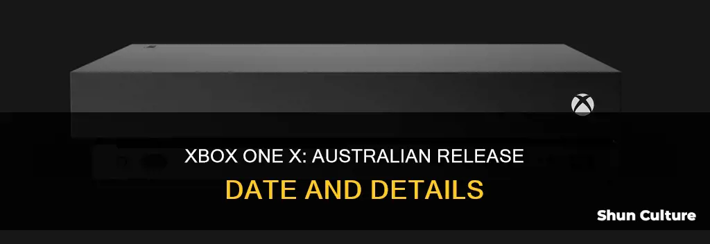when is xbox one x coming out in australia