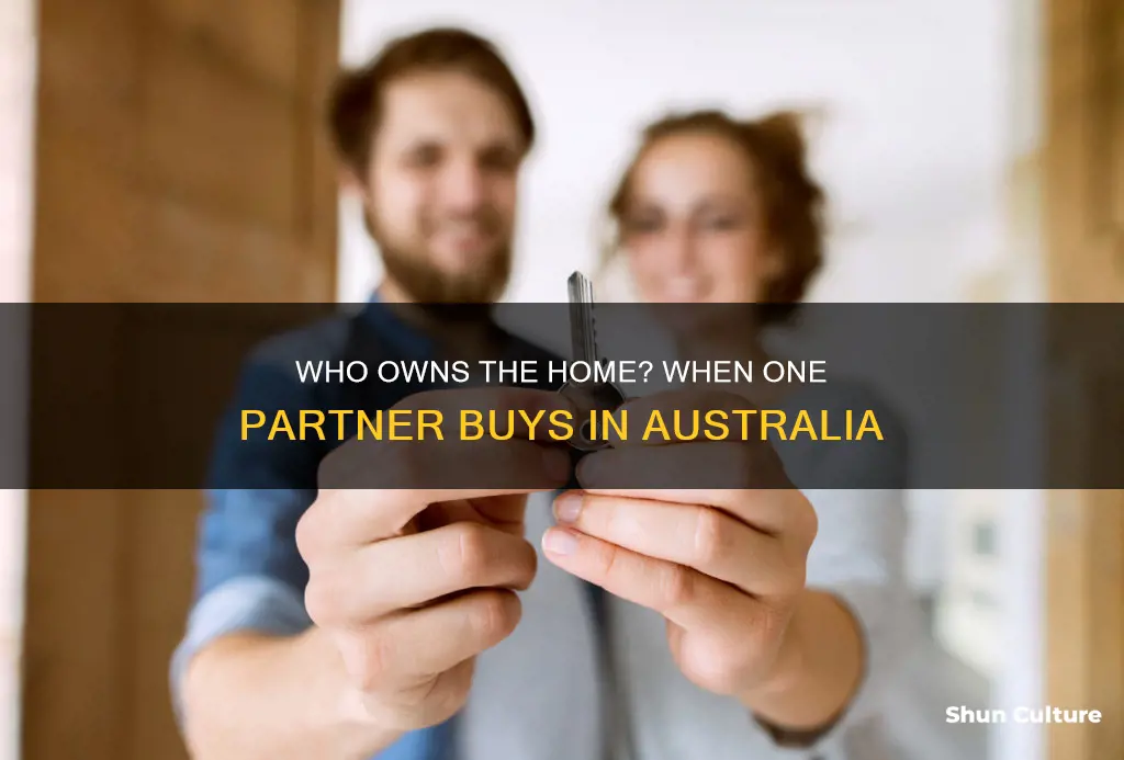 when one partner owns the house australia