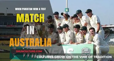 Pakistan's Historic Test Win Down Under